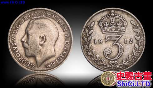 英國喬治五世銀幣3便士圖文解析