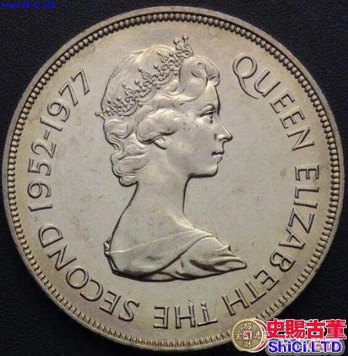 伊麗莎白登基25週年鎳幣1克朗圖文解析