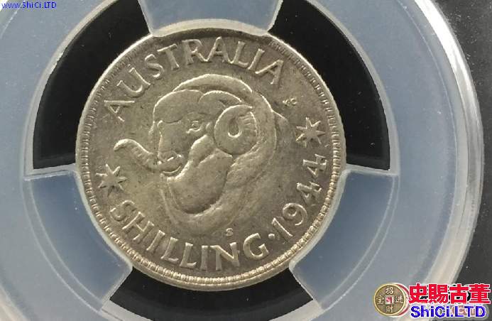 英屬澳洲銀幣1先令圖文解析