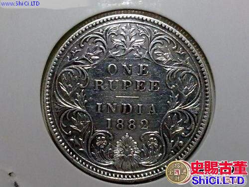 英屬印度銀幣1盧比圖文賞析